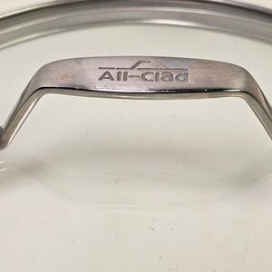 All-Clad 10.5" Glass Lid Essential Tempered Glass Lid Stainless Steel   Handle